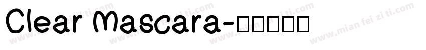 Clear Mascara字体转换